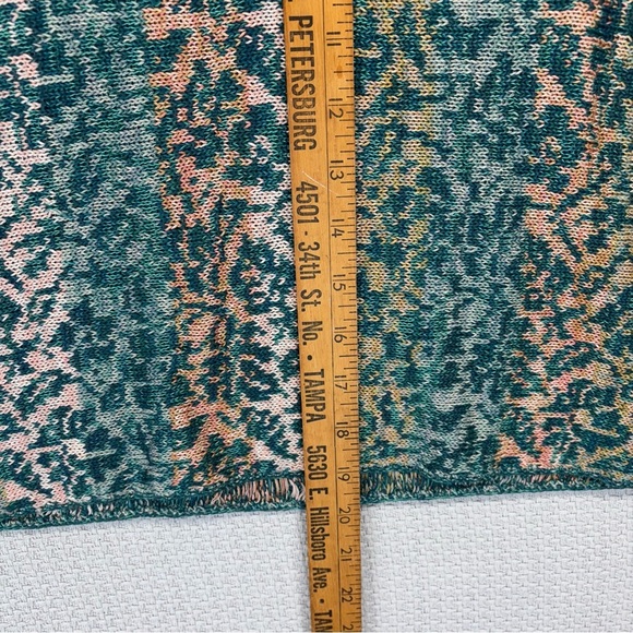 Peruvian Connection Pima Cotton Sweater Jacquard Geometric Colorful Med Pullover - Picture 7 of 7